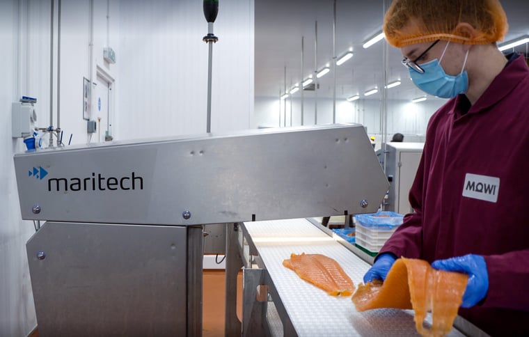Maritech Eye scanner used in food manufacturing