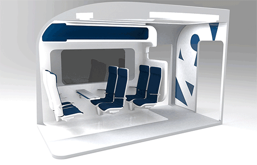 Adaptable Carriage flexible train interiors